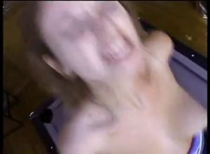 Школьница с большими сиськами на члене