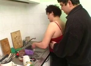 Толстая мать и толстый сын.Домашний инцест