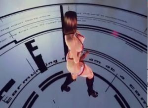 3D мастурбация девушки с членом