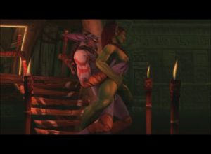 Троль насилует эльфийку секс мультик