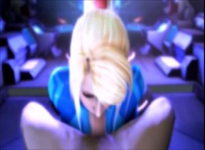 Блондинка сосет 3D порно